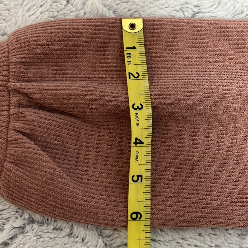 Madewell Melwood Square Neck light weight Sweater pink size small - Picture 6 of 9